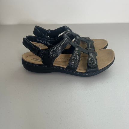 Clarks Laurieann Vine Women's Shoes Black Leather : 10 a - Narrow