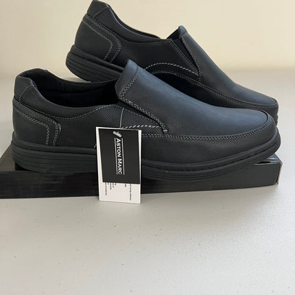 Aston Marc Men's Galt Casual Slip-on Shoe - Black