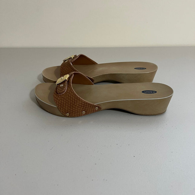 Dr. Scholl's Women's Classic Sandals, Tan -  Size 11.0 M
