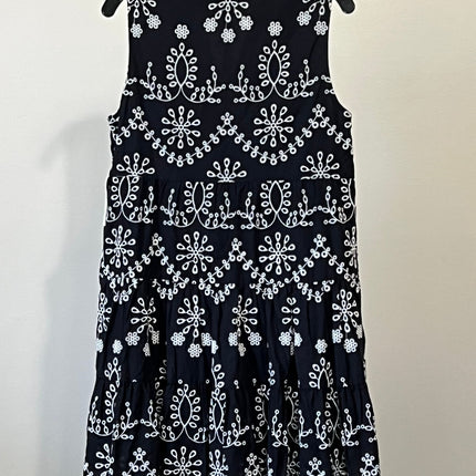Karen Kane Cotton Eyelet Tiered Mini Dress Size , m