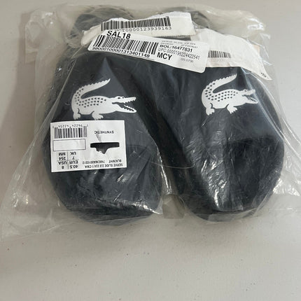 Lacoste Men's Serve Slide 2.0 Sandals - Charcoal - Size,8