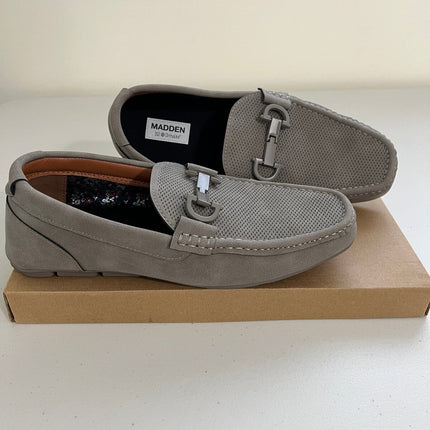 Madden Men Men's Seilix Dress Bit Loafers - Gray Distro ,Size ,9