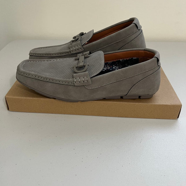 Madden Men Men's Seilix Dress Bit Loafers - Gray Distro ,Size ,9
