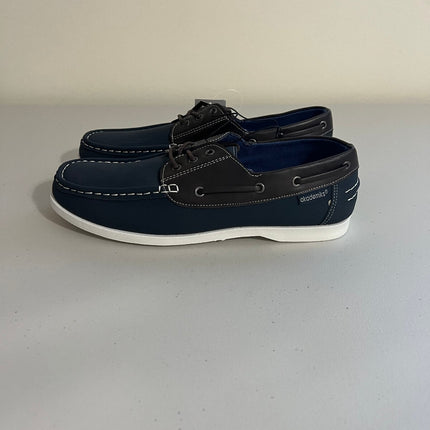 Akademiks Men's Marina Lace-up Boat Shoes - Navy, Size, 10