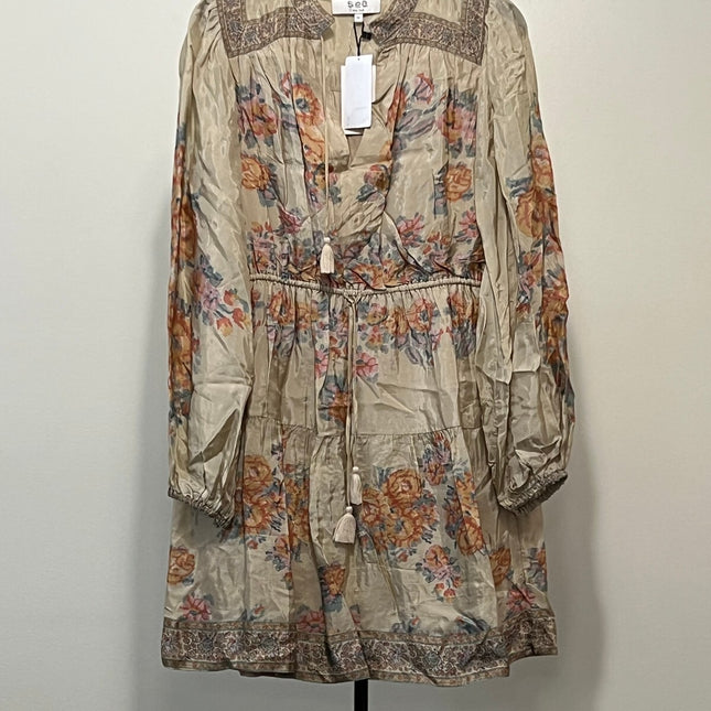 Sea Fiorella Border Print Dress , M