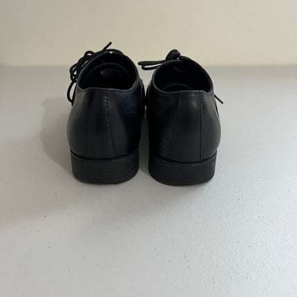 Calvin Klein Men's Drew Lace-up Dress Oxford - Black Leather, Size, 11