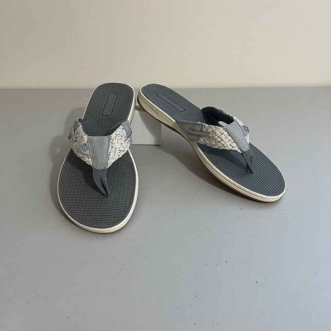 Women's Sperry Top-Sider Parrotfish Sandal Grey, Size 7.5