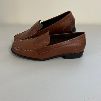Rockport Men's Classic Penny Loafers (Cognac Leather) - Size 9.5 M