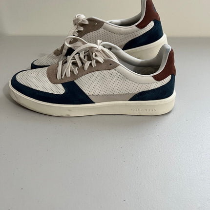 Cole Haan Men's Grand Crosscourt Daily Court Sneakers - White Size 12