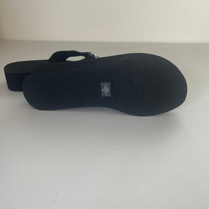 Calvin Klein Women's Meena Logo Platform Flip-Flop Sandals - Black