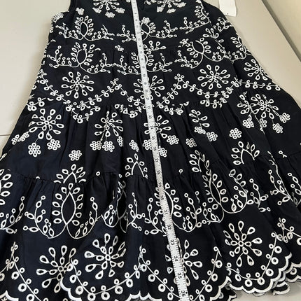 Karen Kane Cotton Eyelet Tiered Mini Dress Size , m