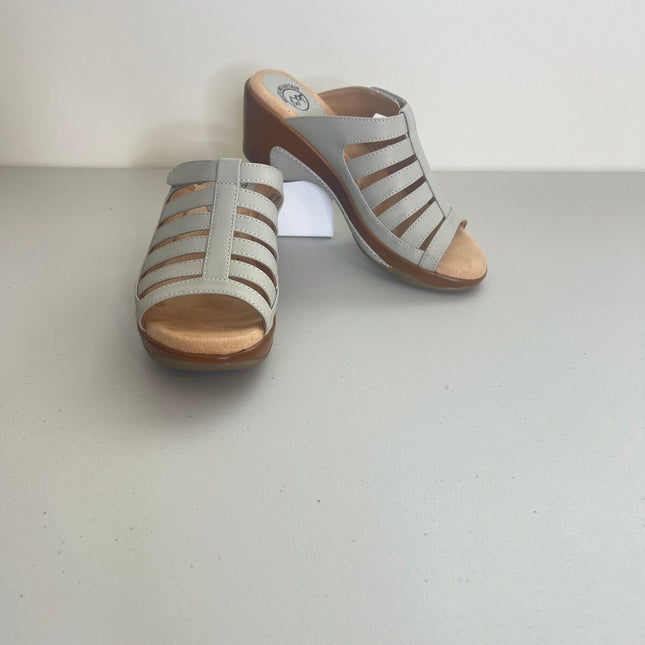 White Mountain Womens Valencia Strappy Heeled Sandals