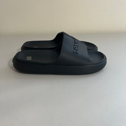 Levi's June Next All-Black Slide Sandals -Size, 10