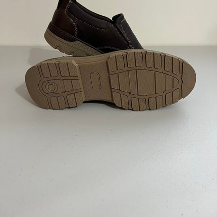 Aston Marc Men's Brill Slip-on Casuals Shoe - Brown