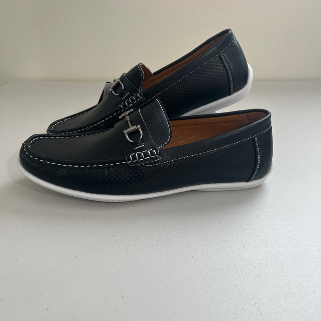 Aston Marc Men's Perforated Driving Loafers,