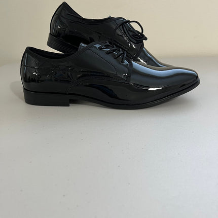 Alfani Men's Warner Patent Lace-up Oxfords, Black