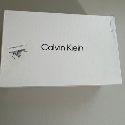 Calvin Klein Dearl Men's Lace up Wing Tip Shoes Medium Brown Leather : 8 M