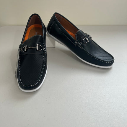 Aston Marc Men's Perforated Driving Loafers,