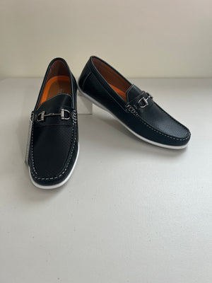 Aston Marc Men's Perforated Driving Loafers,