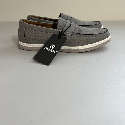 Vance Co. Men's Brantley Penny Loafers (Grey) - Size 10.0 M
