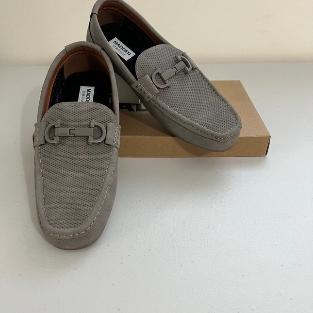 Madden Men Men's Seilix Dress Bit Loafers - Gray Distro ,Size ,9