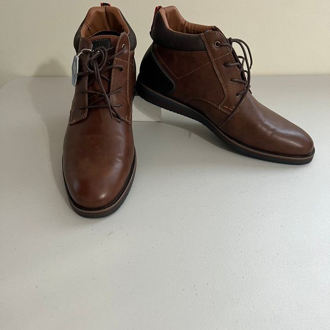 Nunn Bush Shoes Circuit Plain Toe Chukka Cognac Size 13