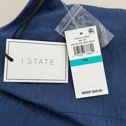 1.state Button Front Micro Vest