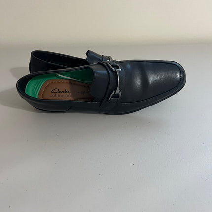 N.O.S Clarks Originals Mens Clarkslite Bit Black Leather , Size 12M