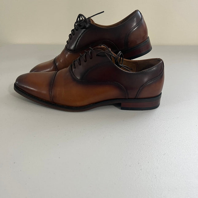 Florsheim Men's Sorrello Cap Toe Balmoral Oxford Dress Shoe - Cognac Multi
