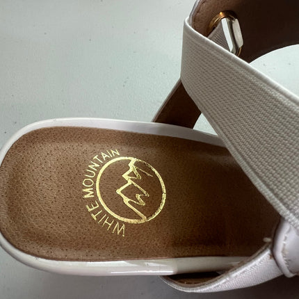 White Mountain Women S All Dres Wedge Sandal, Size, 6.5