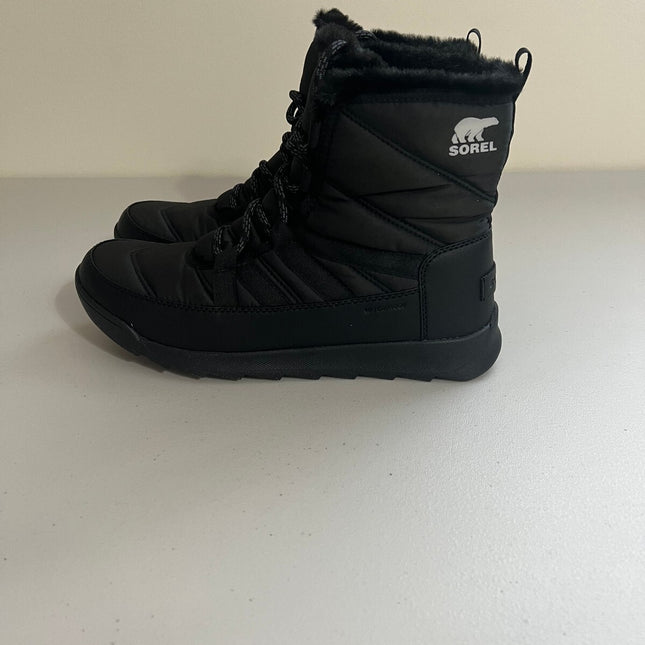 Sorel Women's Whitney Ii Plus Lace-up Booties - Black, Quarry