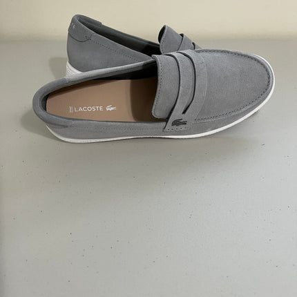 Lacoste Men's Cochet Slip on Suede Loafers ,Size ,9