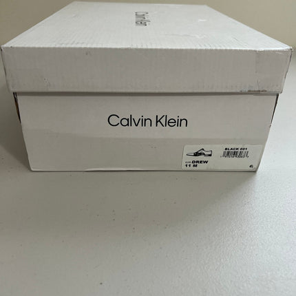 Calvin Klein Men's Drew Lace-up Dress Oxford - Black Leather, Size, 11