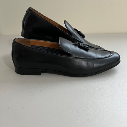 Bar Iii Men's Benjiee Leather Slip-on Tassel Loafers, Black Leather Size , 13