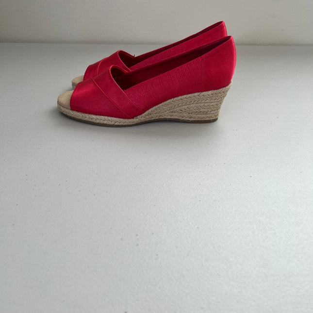 Easy Street Womens Jasper Espadrille Wedges, Size, 7