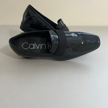 Calvin Klein Men's Bernard Slip-on Formal Loafer Formal Black - Size: 9.5