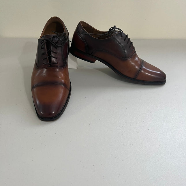 Florsheim Men's Sorrello Cap Toe Balmoral Oxford Dress Shoe - Cognac Multi