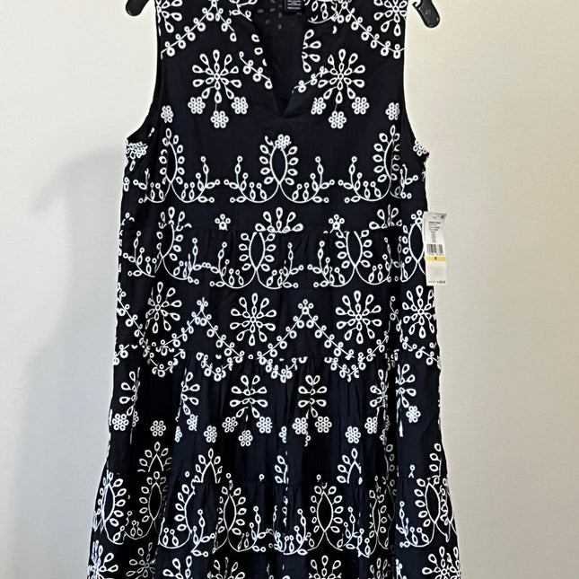 Karen Kane Cotton Eyelet Tiered Mini Dress Size , m