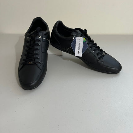 Lacoste Chaymon Sneakers Men's Lace-up Boots Black/Black : 11 M, Leather/Rubber