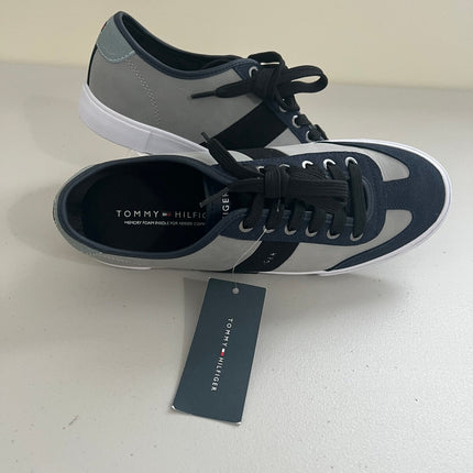 Tommy Hilfiger Pandora Men's Shoes Grey/Navy : 7.5 D - Medium