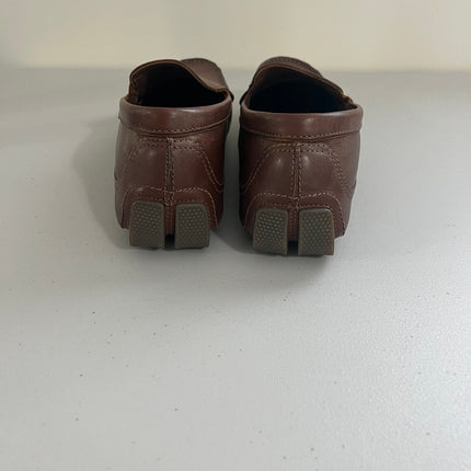 Clarks Markman Plain Men's Shoes Dark Tan Leather : 9 D - Medium