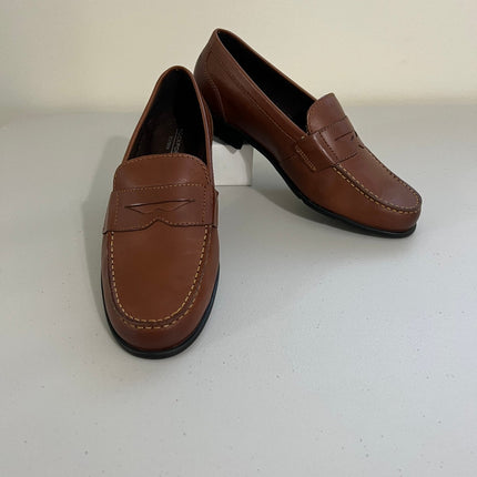 Rockport Men's Classic Penny Loafers (Cognac Leather) - Size 9.5 M