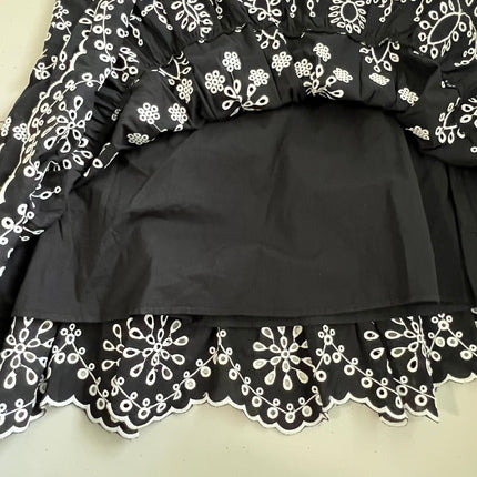 Karen Kane Cotton Eyelet Tiered Mini Dress Size , m