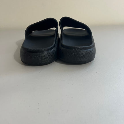 Levi's June Next All-Black Slide Sandals -Size, 10