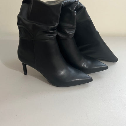 I.N.C. International Concepts Womens Damoni Boots Black Smooth 6M