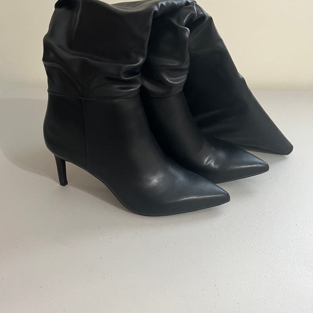 I.N.C. International Concepts Womens Damoni Boots Black Smooth 6M