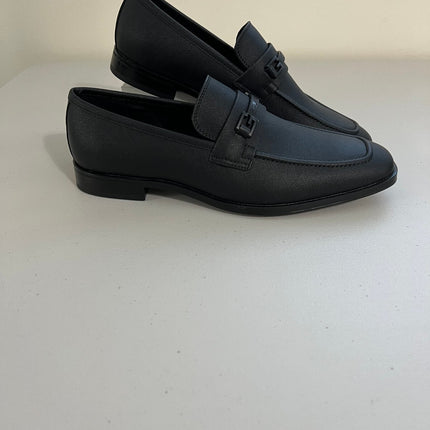 Guess Men's Hollas Square Toe Slip-on Dress Loafers - Black ,Size ,9