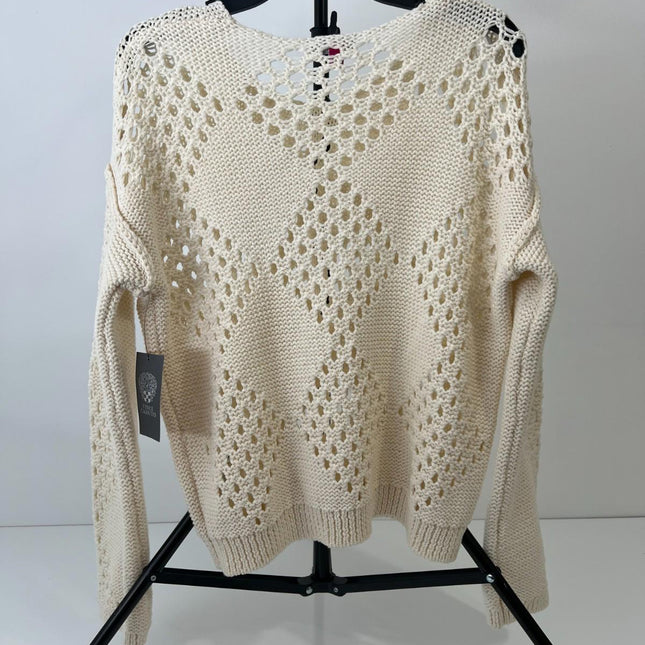 Vince Camuto Women's blouse, Playful Paisley, Coler White , Size XS