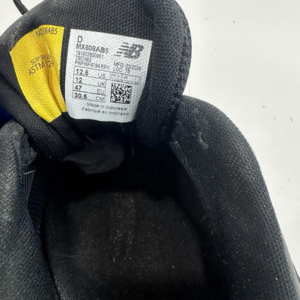 New Balance Men's Black Sneakers Size 12.5 US - Comfortable for Work & Casual