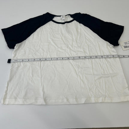 Splits59 Baseball Jersey Tee, White - Black, Size S, C3036